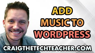 How To Add Music Or Audio Files To Wordpress Posts [upl. by Leshia]