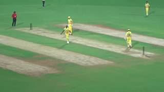 DJ bravo dance after taking wicket  CSK practice match at chepauk  IPL 2018 [upl. by Sakiv]