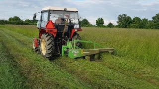 Zetor 6211  rotaciona kosa Samasz Z010 165  košnja trave 2021 [upl. by Oflodur692]