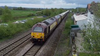 Belmond British Pullman at SPEED WITH HORN [upl. by Ayikat]