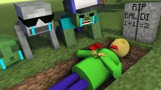 RIP BALDIS STORY  MINECRAFT ANIMATION [upl. by Mackintosh]