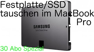 FestplatteSSD beim MacBook Pro tauschen Samsung SSD 840 EVO  Tutorials HD [upl. by Harbot942]