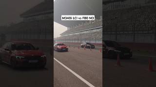 Bmw M340i LCI vs F80 M3 Drag Race India [upl. by Itoc]