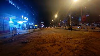 Harare Zimbabwe Julius Nyerere road construction Night time April 2024 update [upl. by Castera965]