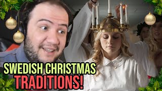 Swedish Christmas Traditions  Santa Lucia Day amp The Advent  TEACHER PAUL REACTS TO SWEDEN sverige [upl. by Niarfe]