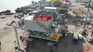 Building an Offshore Substation Platform MorayWest Smulders windfarm [upl. by Eisler]