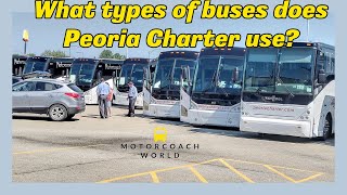 What types of buses does Peoria Charter use [upl. by Lyrradal]