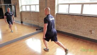 Exercise Technique  Reverse Lunge [upl. by Esaele]