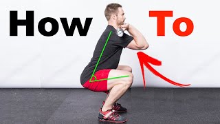 How To Front Squat WAYS TO KEEP YOUR CHEST UP [upl. by Sirej]