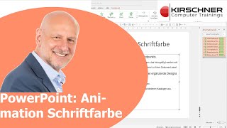 PowerPoint Animation IV – Animation – Schriftfarbe [upl. by Retha]