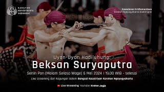 Beksan Suryaputra UyonUyon Hadiluhung Sawal Jimawal 1957  6 Mei 2024 [upl. by Larena752]