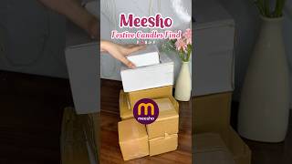 Meesho Festive Candles Find 😍🕯️meesho meeshohaul [upl. by Wolliw660]