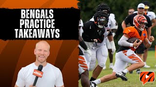 Bengals Practice Takeaways Defensive WINS the Day  LATEST Injury News [upl. by Anelrats]