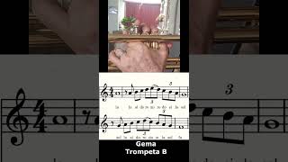 Gema Trompeta mariachi trompeta tutorial [upl. by Eiwoh]