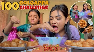 100 SPICY PANIPURI CHALLENGE 🥵🌶️  PANIPURI EATING CHALLENGE  INDIAN STREET FOOD  SPICY FOOD 🔥 [upl. by Affra913]