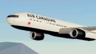 Air canada 777 flight from GR to Perth [upl. by Aeila712]