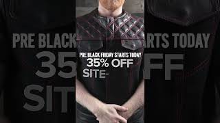 35OFF Sitewide  Pre Black Friday Sale blackfriday motorcyclegear bikerider leatheraccessories [upl. by Felicie]