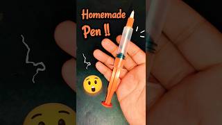 DIY Homemade Injection Pen 🤓🧡 shorts [upl. by Aryamoy]