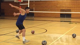 Improve Spiking TIMING part 12  How to SPIKE a Volleyball Tutorial [upl. by Ehrman]