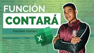 🤔COMO USAR LA FUNCIÓN CONTARA EN EXCEL 😶 [upl. by Ocirled]