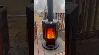 Pellet heater [upl. by Ahsaetan]