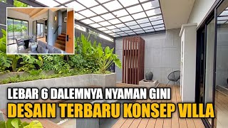 Rumah Lebar 6 Meter Layoutnya Cakep Banget Desain Modern Minimalis Kemang Bogor [upl. by Jorgensen]