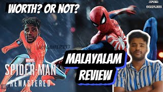 🔴 SPIDER MAN REMASTERD 💥Review❗ മലയാളം 💥 After Complete  in You Tube [upl. by Ynavoeg]