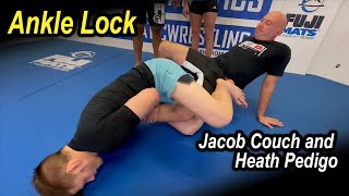 How to do BJJ Ankle Lock by Jacob Couch and Heath Pedigo [upl. by Lynne]