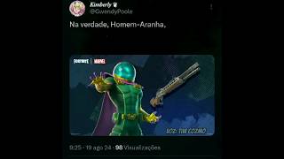 MYSTERIO FUZILADOR DE ARANHA  meme spiderman [upl. by Aizirtap]