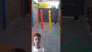 Red ball vs Yellowball Crack fun sports paintball satisfying fun throwball stickball [upl. by Yesdnyl]