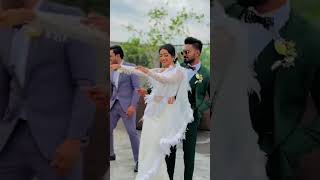 💍💐❤ piyumaliedirisinghe srilanka drama actress hirutv fashion shrots wedding song trending [upl. by Pearman]