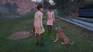 Taking Chop To The Dog Park  NORTH SHELDON AVENUE  GTA 5 [upl. by Rehotsirk]