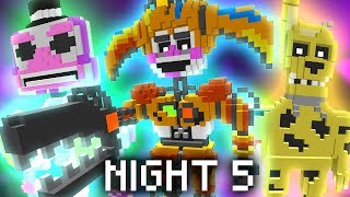 Minecraft FNAF 6 Night 5  ENTER SCRAP BABY Minecraft FNAF Roleplay [upl. by Nesyt]