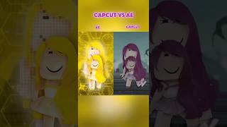 AE vs CapCut roblox edit robloxttd3edit robloxedit ttd3 fyp viral mm2 [upl. by Zapot348]