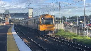 Caboolture SMU207 Passing Through Carseldine Train Station Platform 3 [upl. by Nekciv882]