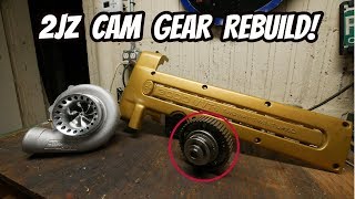 REBUILDING THE LEAKING 2JZ VVTi CAM GEAR [upl. by Neyud243]