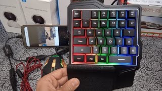 Mini clavier gamer review unboxing [upl. by Lorens]