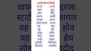 अरबी सीखो । लर्न अरेबिक । लर्न अरेबिक फॉर बिगनर्स । लर्न अरेबिक इन हिंदी । languagelearning gk [upl. by Emorej734]