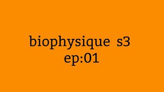 biophysique s3 rayonnement [upl. by Nade]