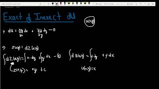 What is Exact and Inexact differential by 10 grader PD  Part2 bsc mathematics [upl. by Enyr937]