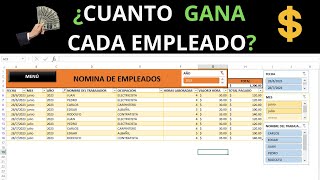 🚀 Como Hacer Una Nomina De Empleados en Excel FACIL y RAPIDO [upl. by Hailat]