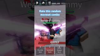 Rate this random moveset combo [upl. by Cilo828]