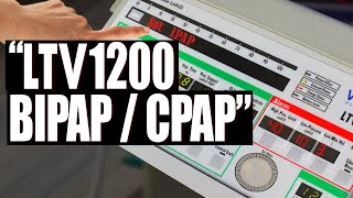 LTV1200 BiPAP Settings  Easy set up [upl. by Uzziel]