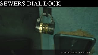 Resident Evil 2 Remake Sewers Dial Lock Code Control Room [upl. by Ameh234]