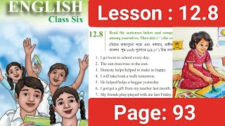 English new book class 6 unit 12 Lesson 128 Page 93 Medhas dream [upl. by Elkraps]