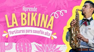 La bikina en sax PARTITURAS [upl. by Aro]