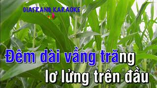 Ru nửa vầng trăng karaoke Tone namgiatrang karaoke 26 [upl. by Ramyar466]