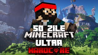 Am Supravietuit 50 de Zile pe Minecraft Ultra Hardcore Amplified World [upl. by Avitzur]