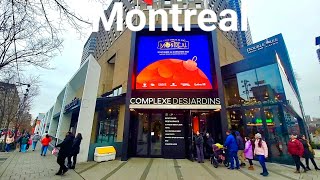 Montreal Tour Complex Desjardins to Place Ville Marie [upl. by Jasik]