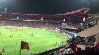 RCB crowd in chinnaswamy Stadium tagaru song [upl. by Loggia]